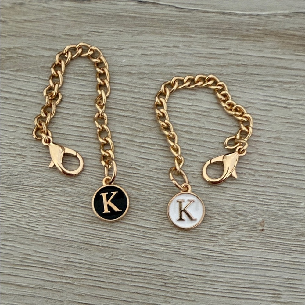 Gold Initial Charm for Cup